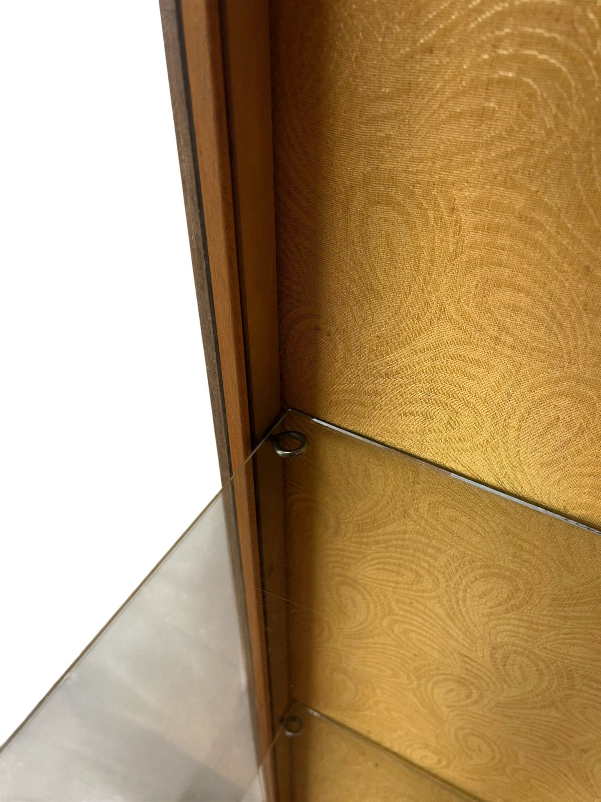 Vintage Bowfront Walnut Display Cabinet (Pre-Loved)
