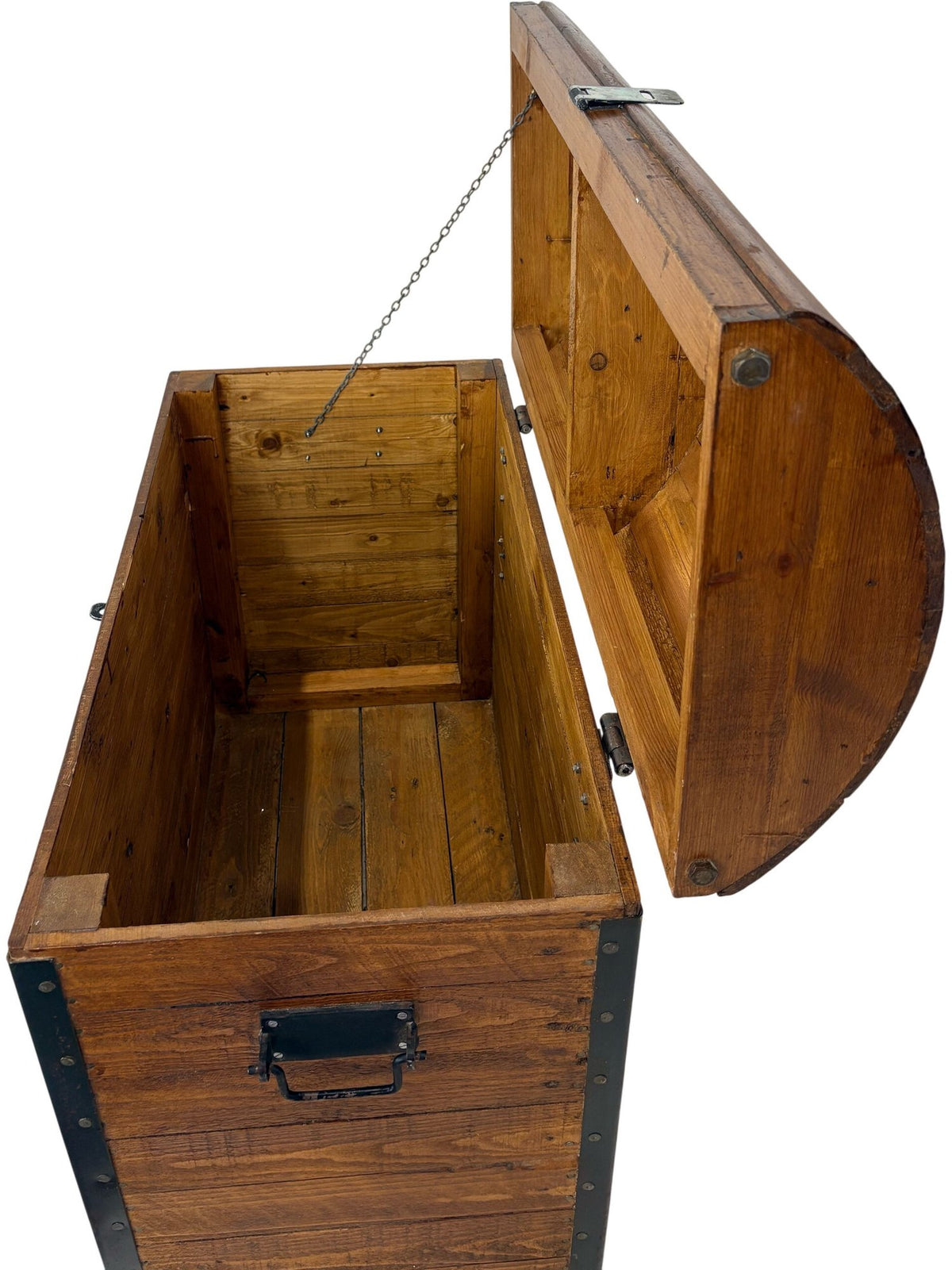 Vintage-Style Wooden Storage Chest Trunk (Pre-Loved)