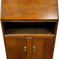 Traditional Wooden Drop-Front Writing Bureau with Cupboard & Shelf (Pre-Loved)