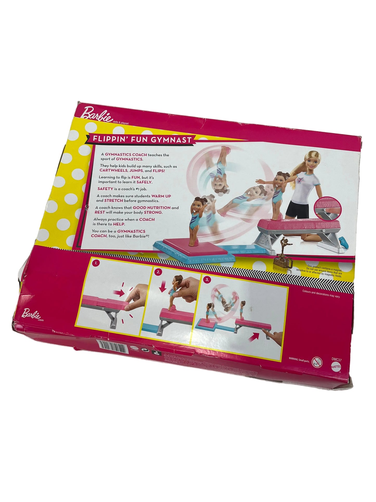 Barbie Flippin' Fun Gymnast Playset (Unused)