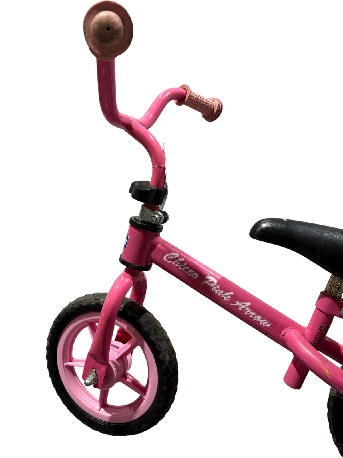 Serviced Chicco Push Bike Pink Arrow 12" (Pre-Loved)