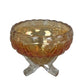 Vintage Marigold Carnival Glass Vase (Pre-Loved)