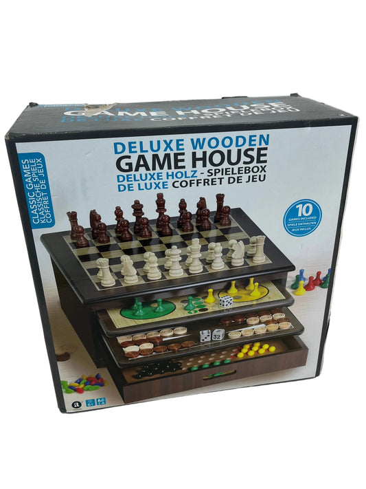 Deluxe Wooden Game House (Pre-Loved)