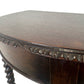 Antique Wooden Demi-Lune Table Barley Twist Legs (Pre-Loved)