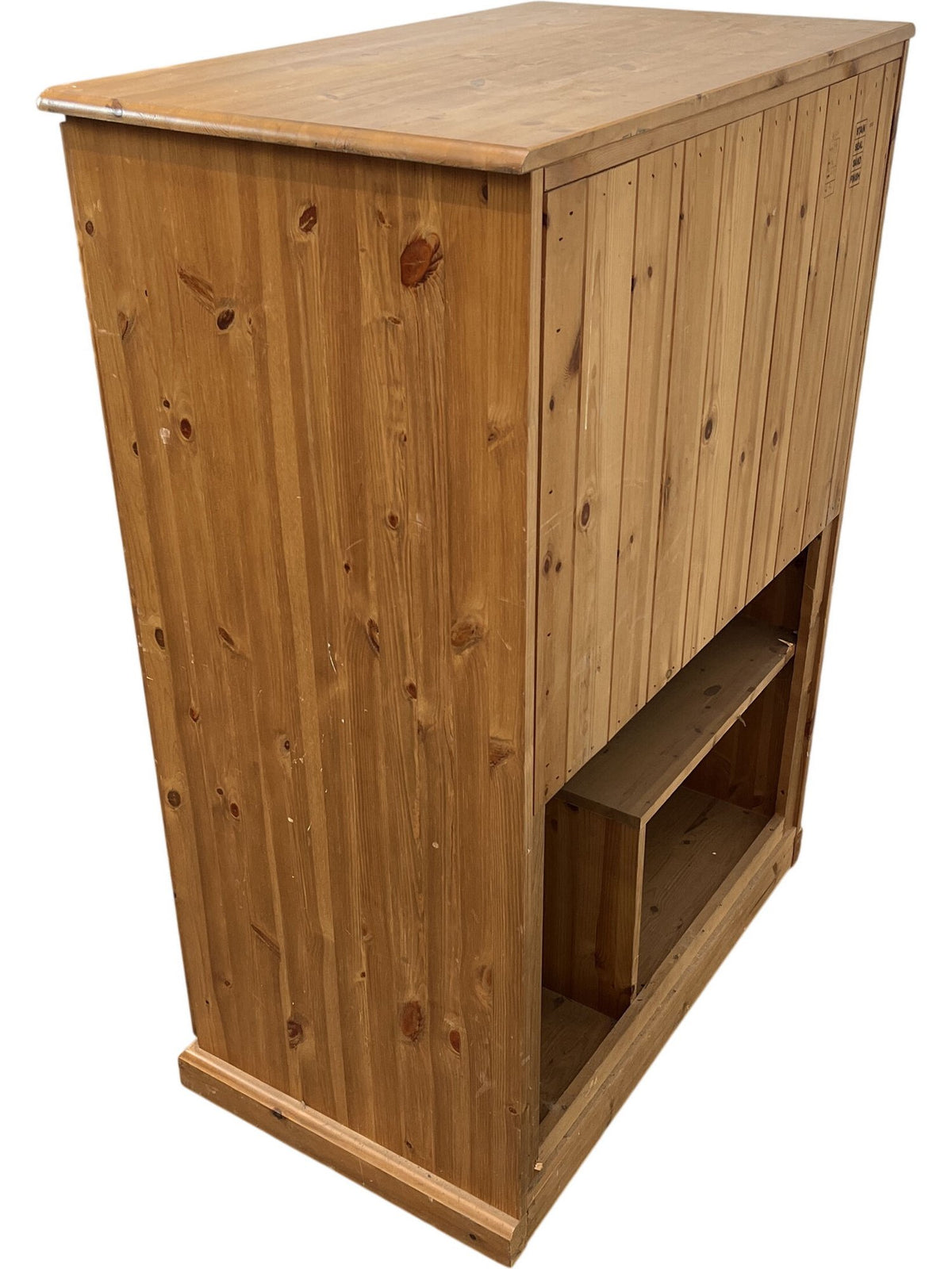 Wooden 2 Door Wardrobe Pine Style (Pre-Loved)