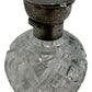 VIntage Cut Glass Perfume Bottle Metal Cap Collectable Vanity Bottle (Pre-Loved)