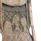 Unique Carved Wooden Chair with Artistic Backrest (Pre-Loved)