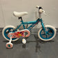 Pedal Pals Teal Mermaid 14” Children’s Bike With Stabilisers (Pre-Loved)