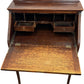 Vintage Antique Secretary Wooden Desk Carved Front Writing Bureau (Pre-Loved)