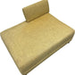 Mid Century Style Mustard Fabric Chaise Lounge Armless Daybed (Pre-Loved)