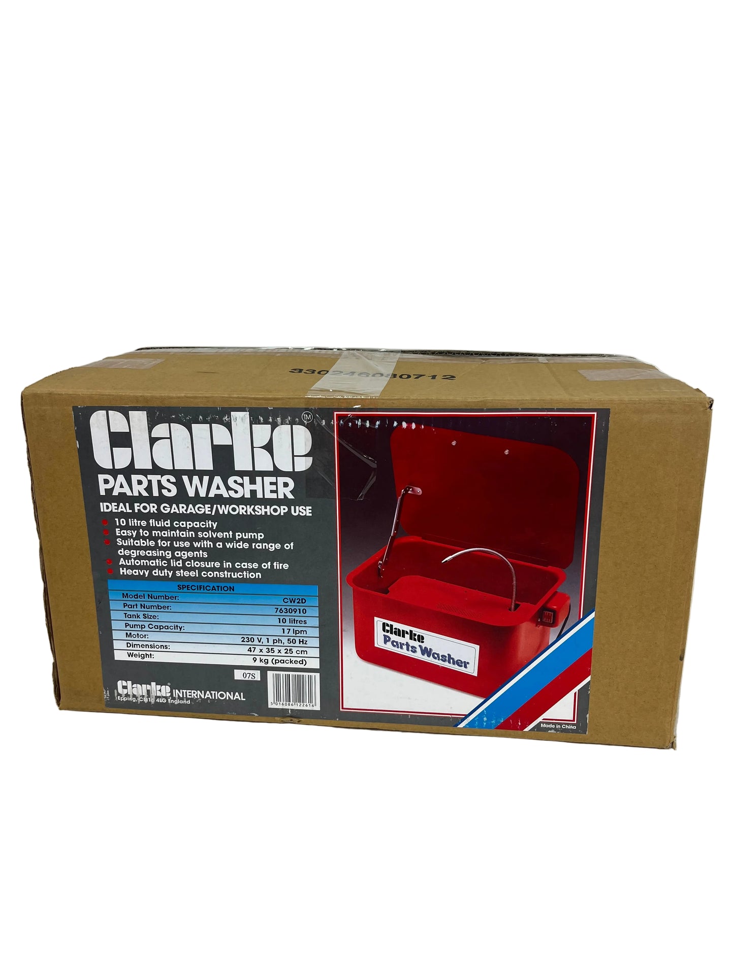 Clarke CW2D Red Parts Washer (New)