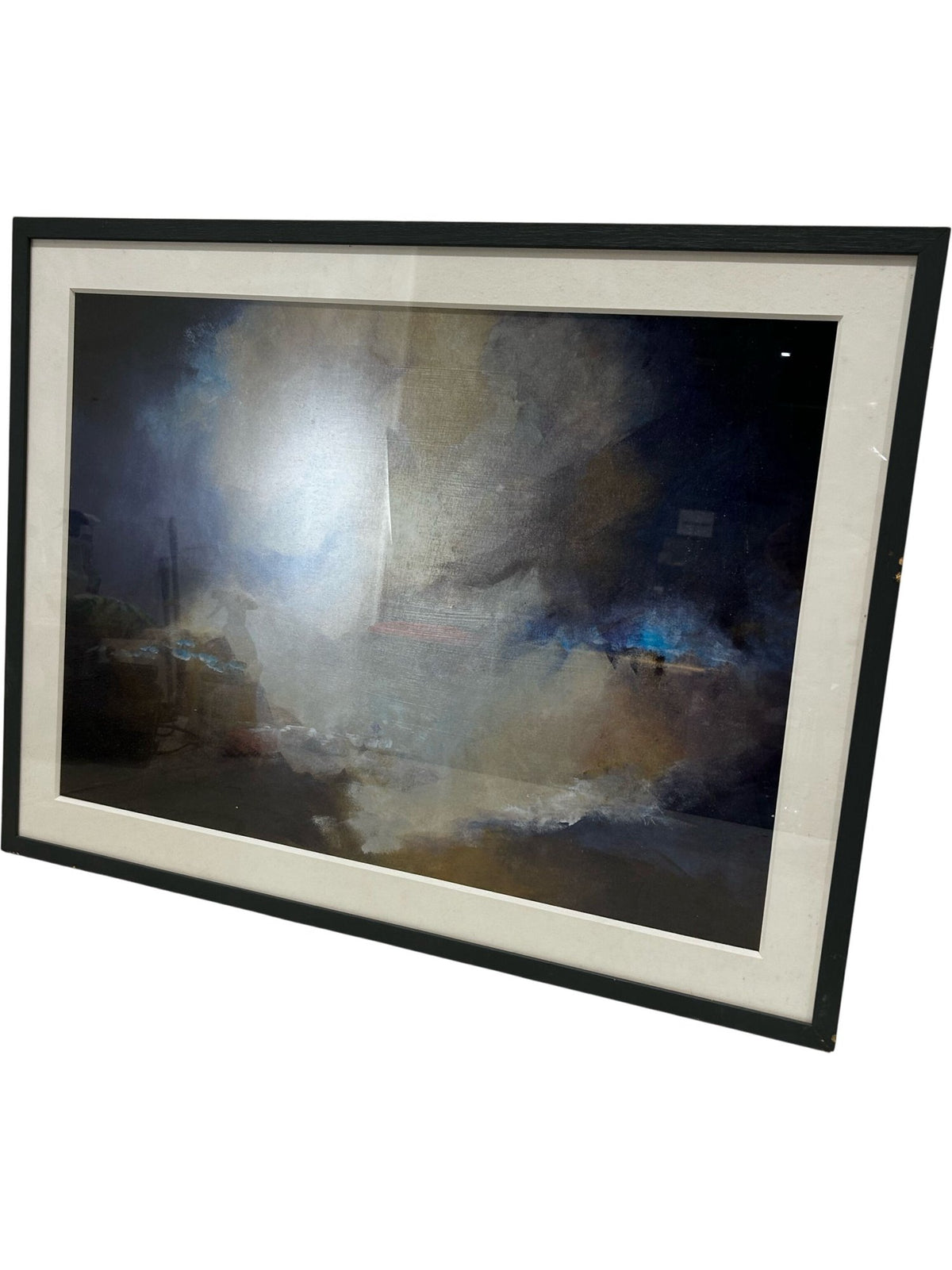 Framed Abstract Art Painting 64cm x 83cm (Pre-Loved)