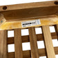 IKEA SKOGHALL Side Table Square Slatted Wood Top 32cm (Pre-Loved)