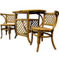 Rattan Bistro Table & Two Chairs Set (Pre-Loved)
