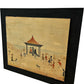 L S Lowry On the Sands 1953 Framed Beach Scene Art Print Wall Decor (Pre-Loved)