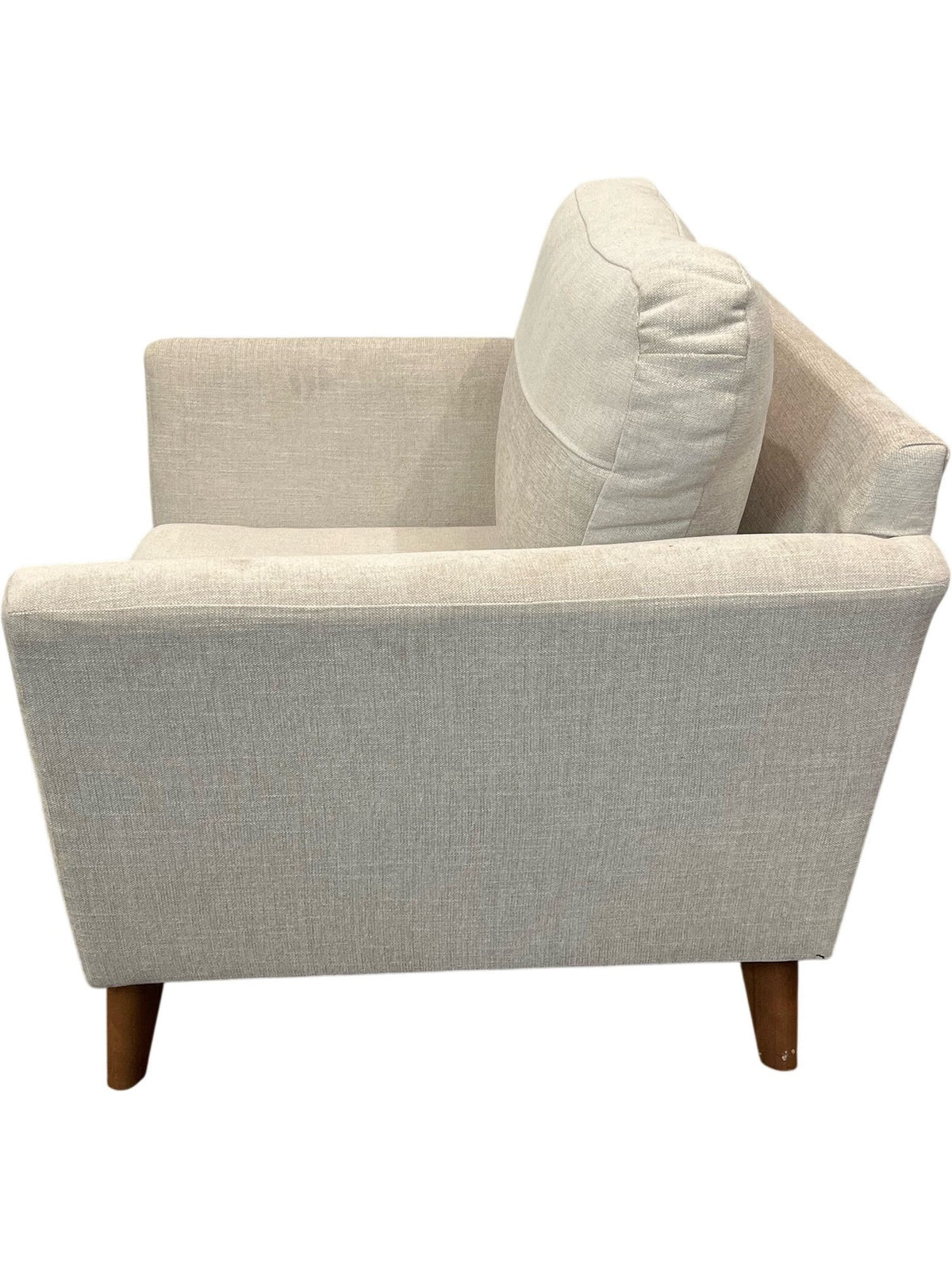 Beige Upholstered Armchair (Pre-Loved)