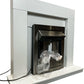 Helios Fire 1038 Electric Fireplace Suite White Surround (Pre-Loved)