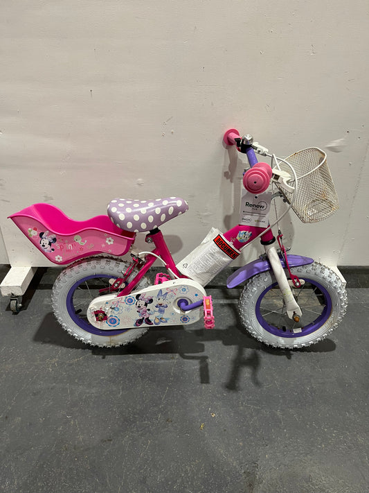 Disney Minnie Mouse Pink 12” Children’s Bike (Pre-Loved)