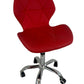 Charles Jacobs Red Cushioned Swivel Chair (Pre-Loved)