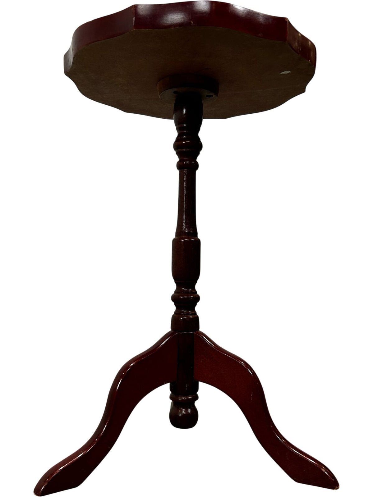 Antique Wooden Pedestal End Table (Pre-Loved)