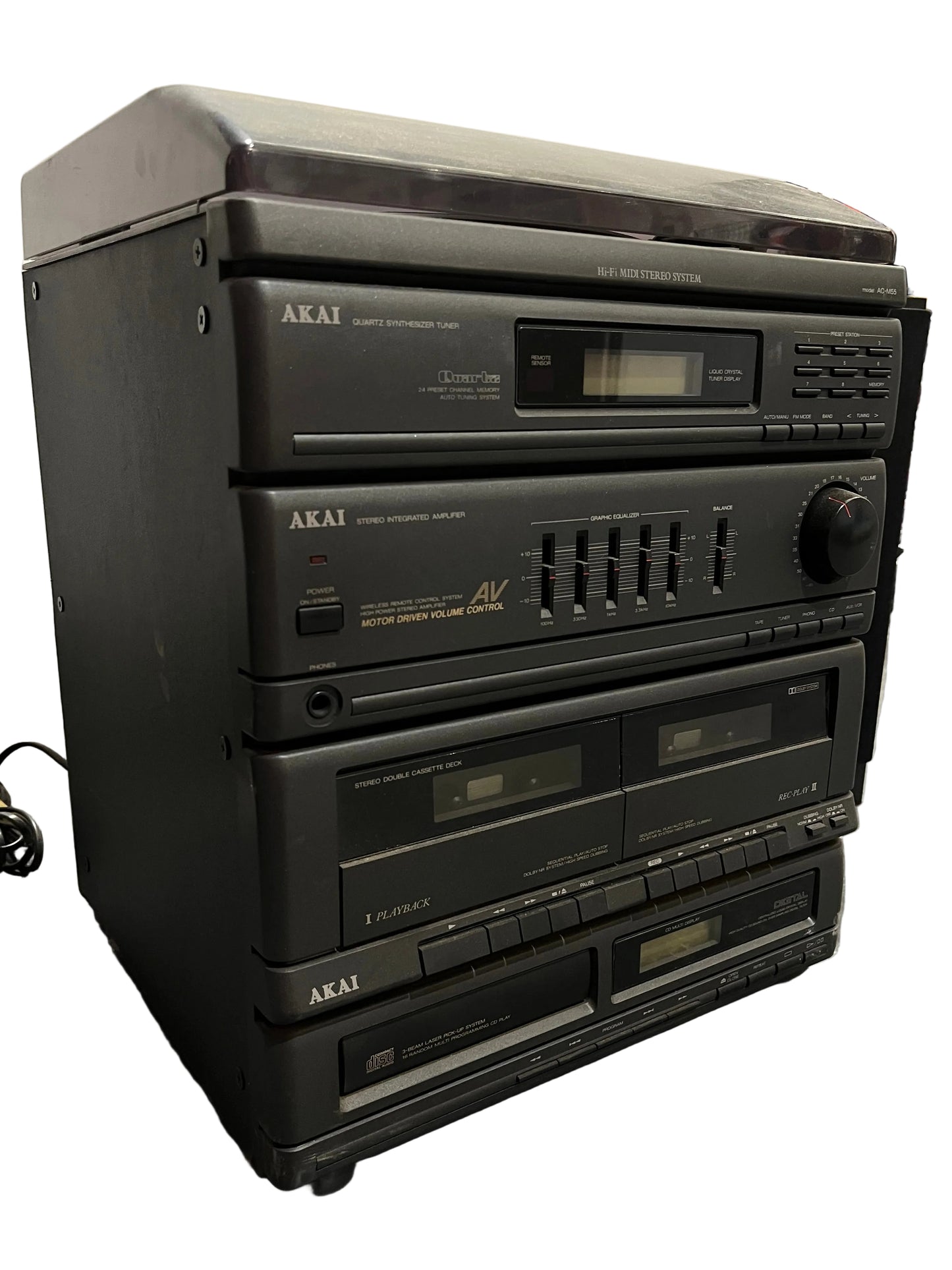 Akai AC-M55 Hi-Fi Midi Stereo System (Pre-Loved)