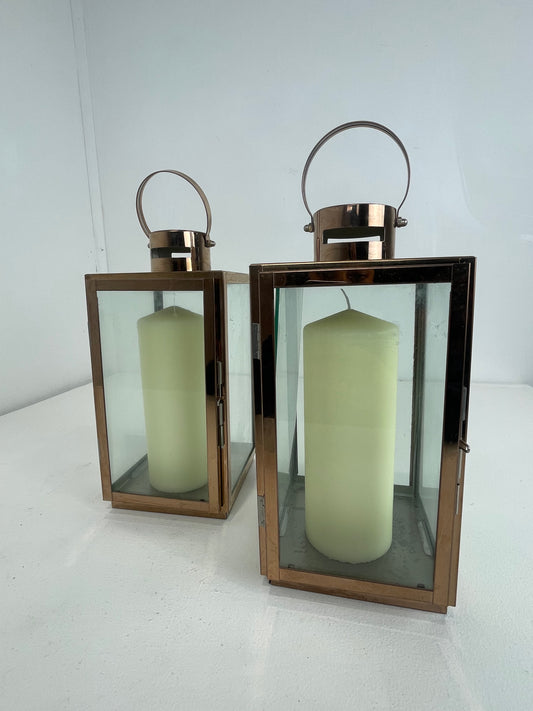 Copper Lantern x2 (Pre-loved)