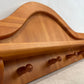 Solid Wood Wall Mounted Coat Rack Shelf (Pre-Loved)