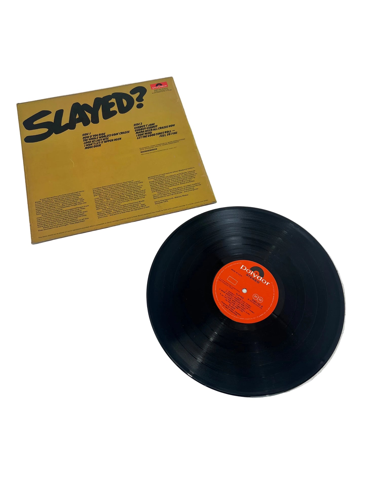 Slayed? Slade Vinyl (Pre-Loved)