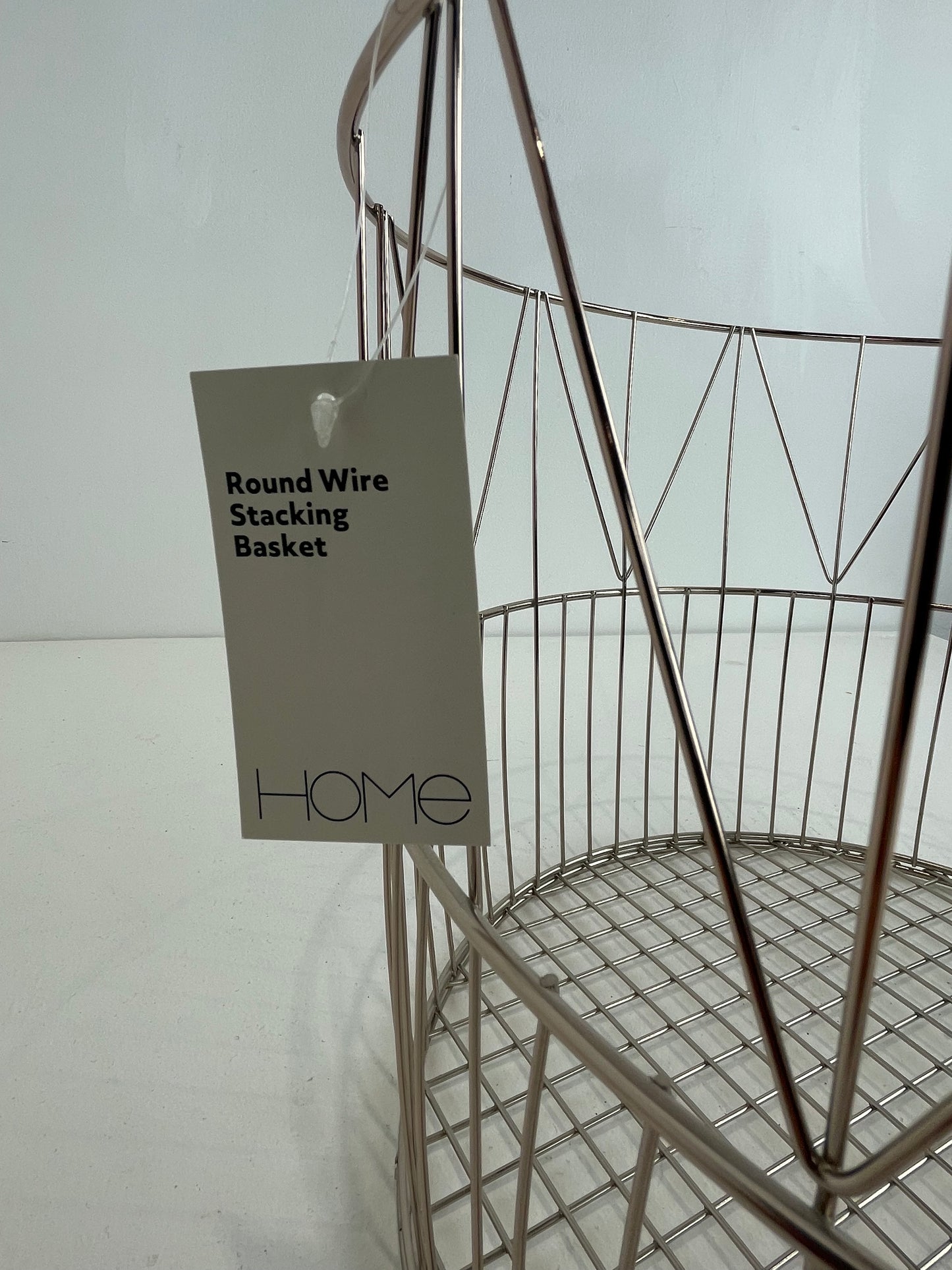 Round Wire Stacking Basket (New)