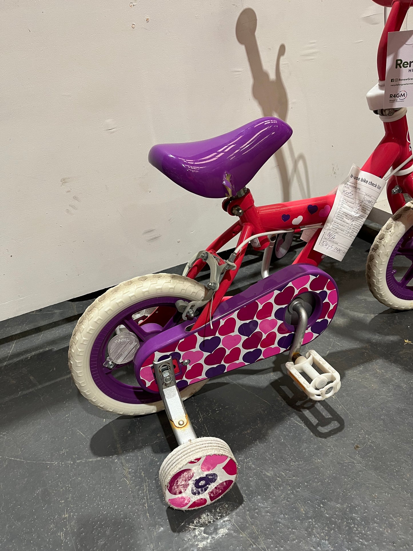 Sweetie Pink 12” Children’s Bike (Pre-Loved)