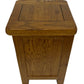 Rustic Solid Wood Slim Bedside 2 Drawer Tables (Pre-Loved)
