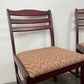 Brown Cushioned Chairs X2 (Pre-loved)