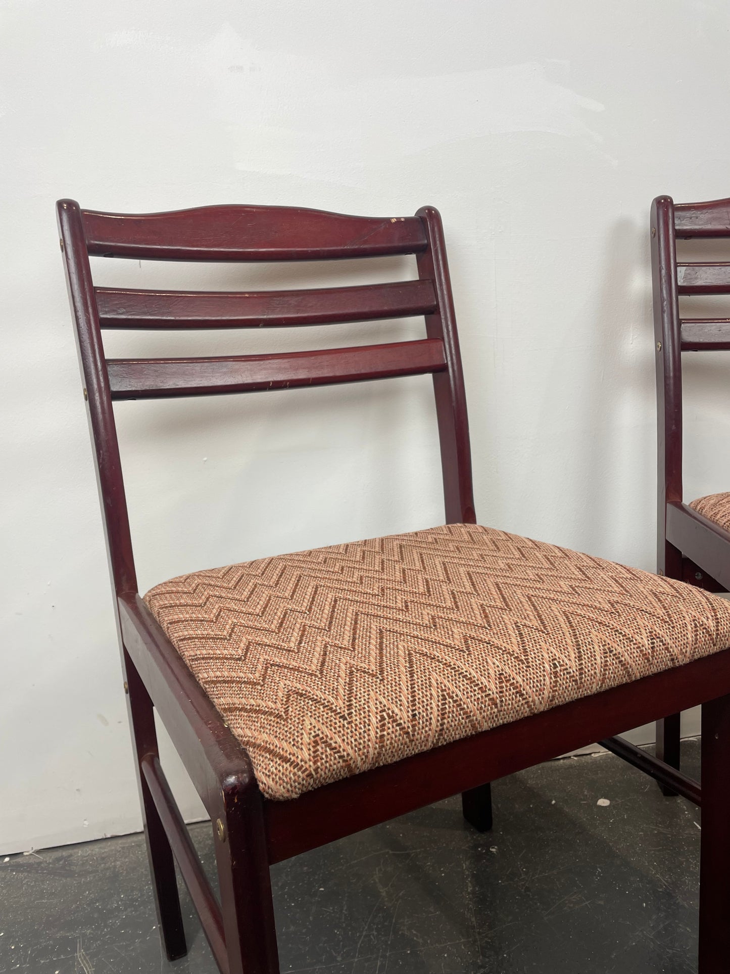 Brown Cushioned Chairs X2 (Pre-loved)