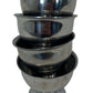 Vintage Retro Stainless Steel Egg Cups Set of 4 (Pre-Loved)