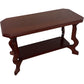 Vintage Wooden Rectangular Mahogany Style Side Table (Pre-Loved)