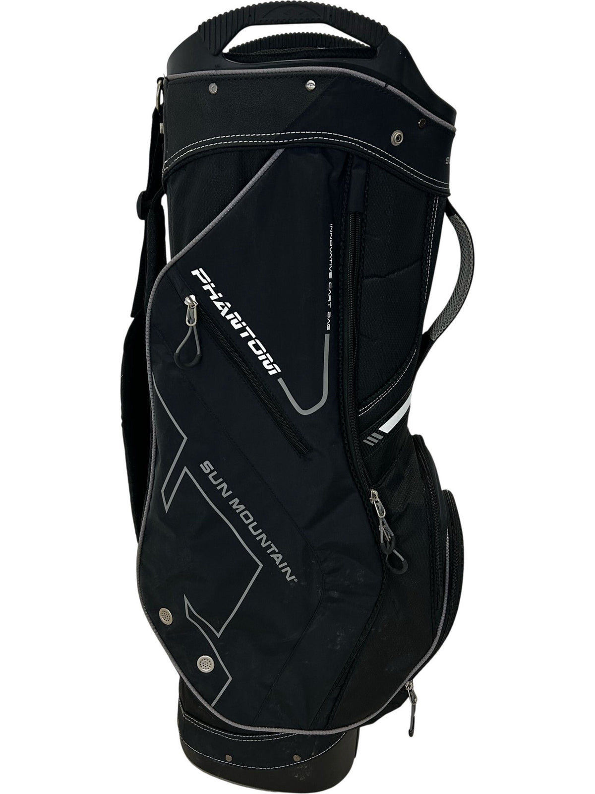 Sun Mountain Phantom 14-Way Golf Cart Bag Black Trolley (Pre-Loved)