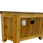 Oak Effect Corner TV Stand Media Unit Drawer Open Shelf Storage (Pre-Loved)