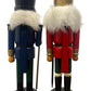 Traditions Wooden Nutcracker Set Multicolour Blue and Red
