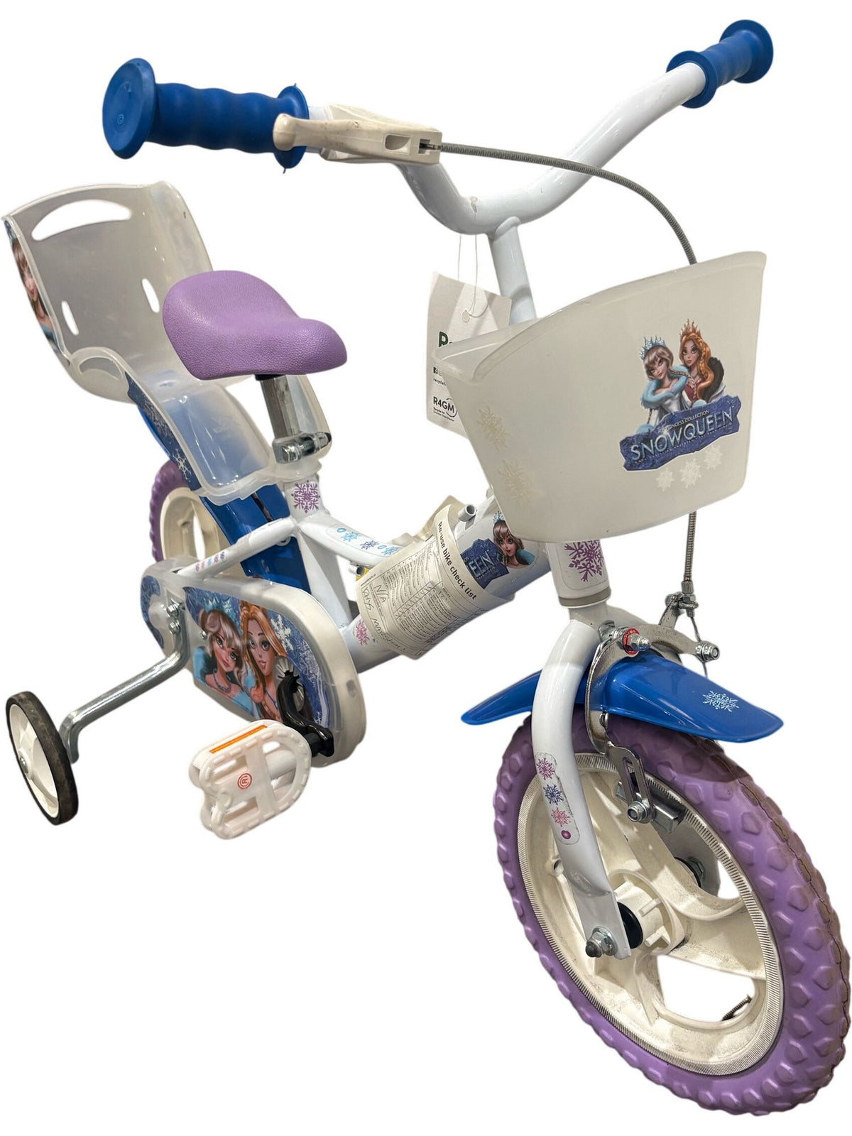 Serviced Disney Kids Bike 12 Inch Frozen Theme (Pre-Loved)