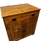 Rustic Pine Sideboard Storage Cabinet 2 Doors 1 Drawer (Pre-Loved)