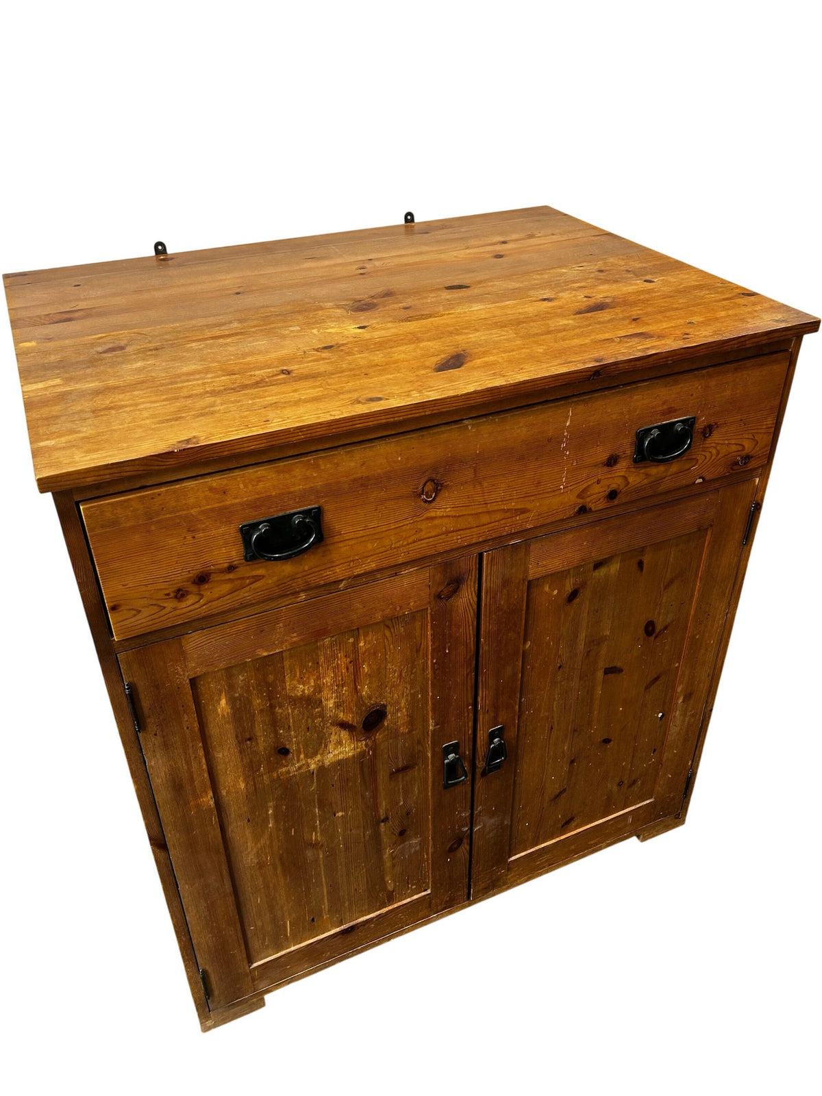 Rustic Pine Sideboard Storage Cabinet 2 Doors 1 Drawer (Pre-Loved)