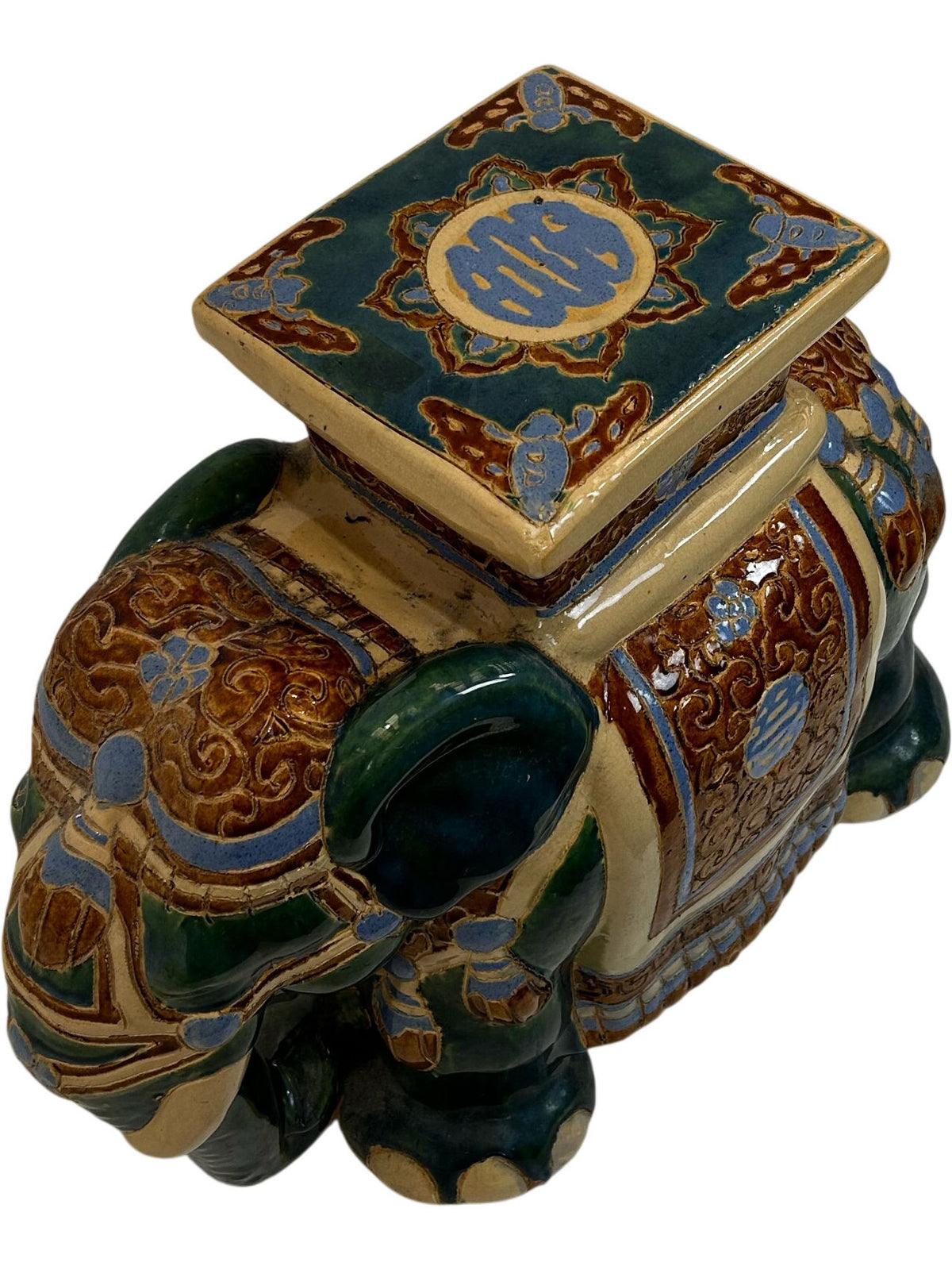 Decorative Ceramic Elephant Plant Stand (Pre-Loved)