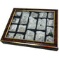 Crystal Figurine Collection Display Case Assorted Animals Set (Pre-Loved)