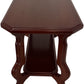 Vintage Wooden Rectangular Mahogany Style Side Table (Pre-Loved)