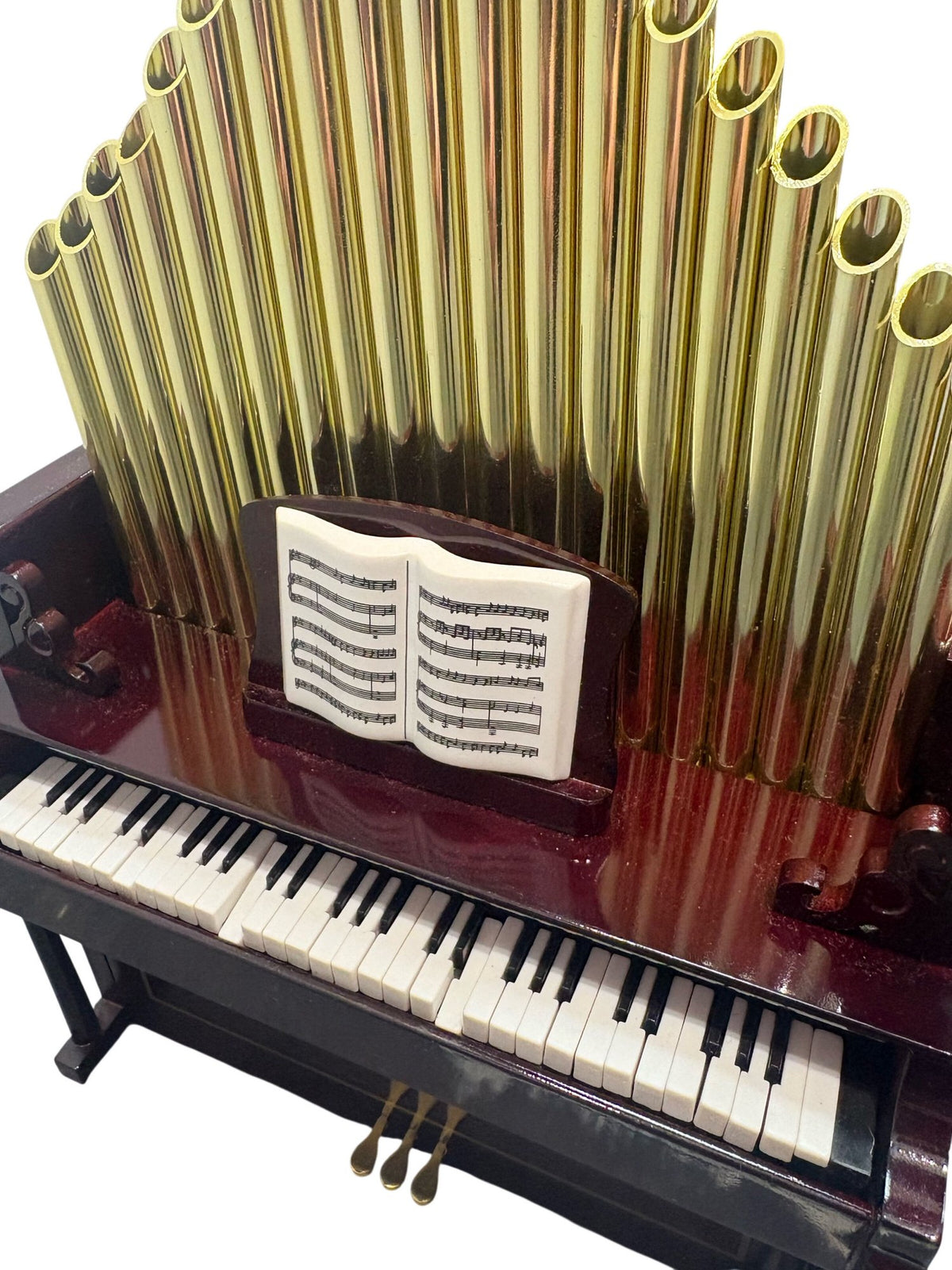 Mr Christmas Holiday Organ Brass Finish Pipes (Pre-Loved)