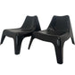 IKEA Tomas Sandell 2 Black Vago Armchairs for the IKEA PS Series 70s (Pre-Loved)