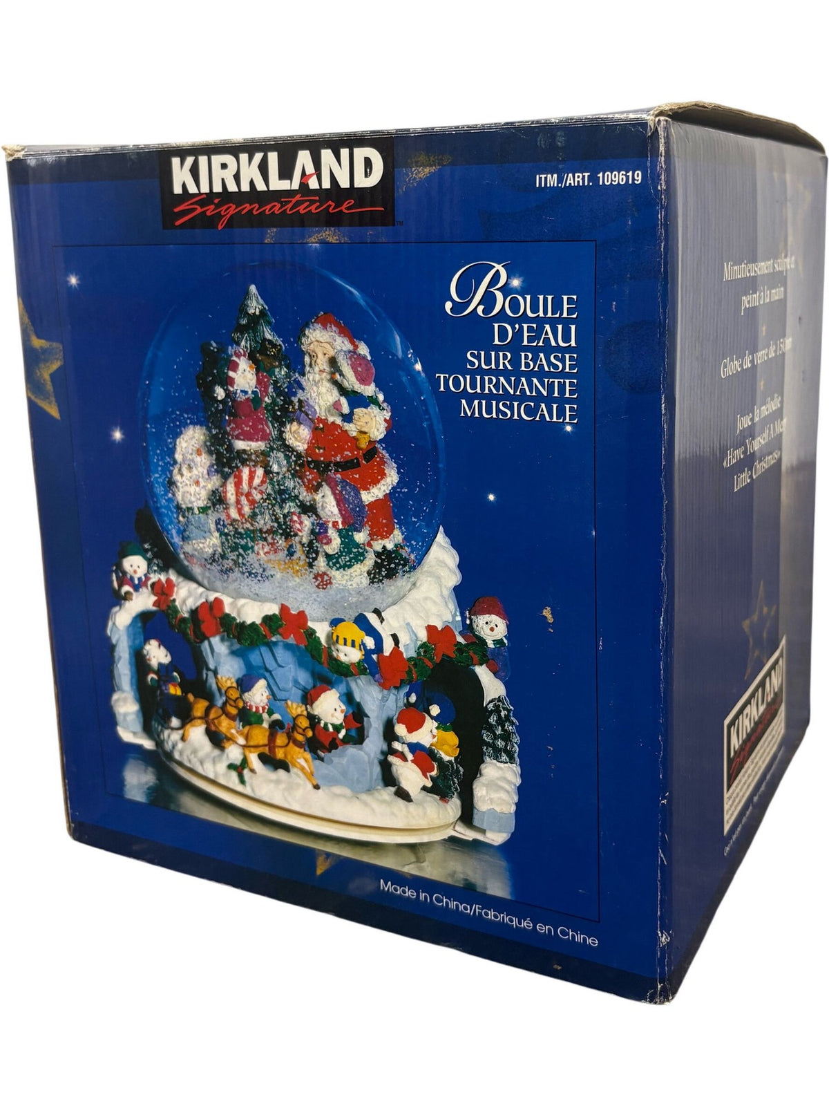 Kirkland Signature Musical Snow Globe Christmas Theme Base Twists (Pre-Loved)