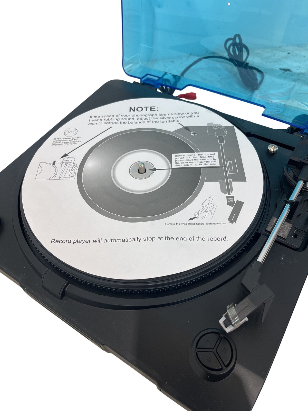 Seal USB Turntable With Dust Cover (Pre-Loved)