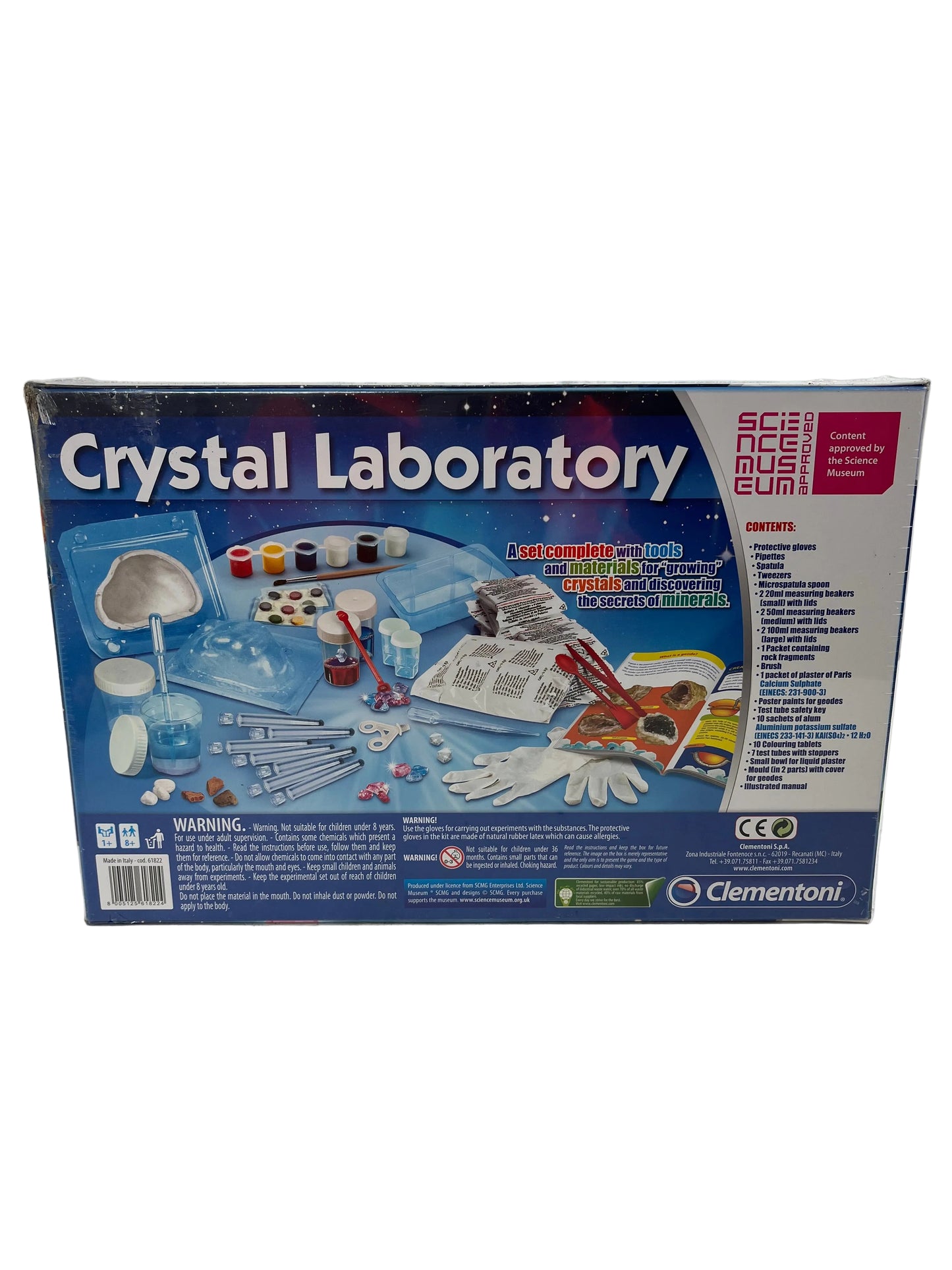 Clementoni Crystal Laboratory Science Kit (New)