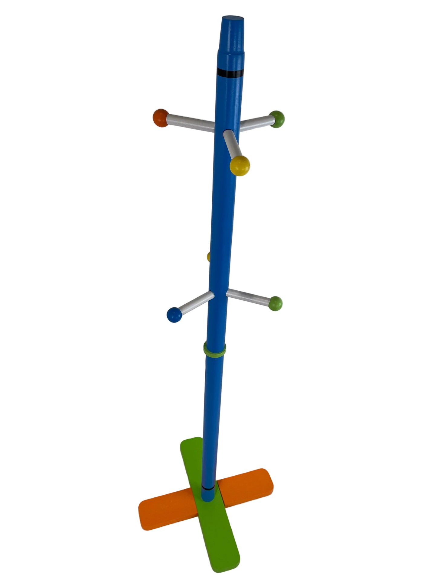 Children's Colourful Blue Coat Hanger Stand (Pre-Loved)